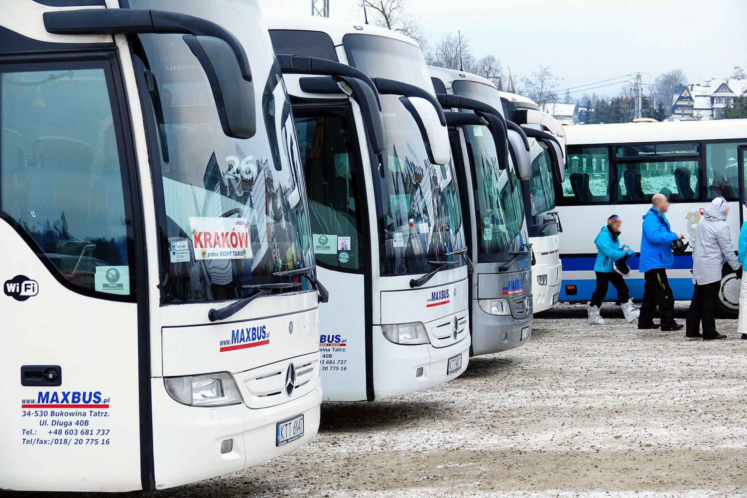 Depuis Cracovie : Transfert en bus vers/depuis Zakopane