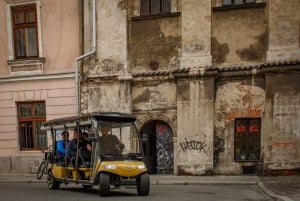 Wycieczka z przewodnikiem po Krakowie elektrycznym wózkiem golfowym