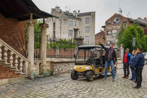 Cracovia: Tour de la ciudad en carrito de golf y visita guiada a la Fábrica de Schindler
