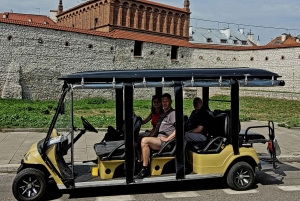 Cracóvia: passeio turístico pela cidade num carrinho de golfe elétrico