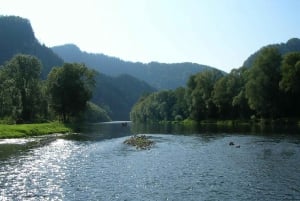 Krakow: Dunajec Rafting, vandring i trädtoppar och tur till termalbadet
