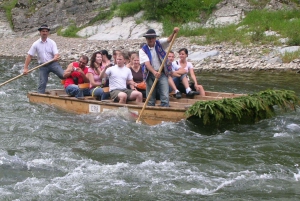 Krakau: Dunajec Rafting, Treetop Walk & Thermal Baths Tour
