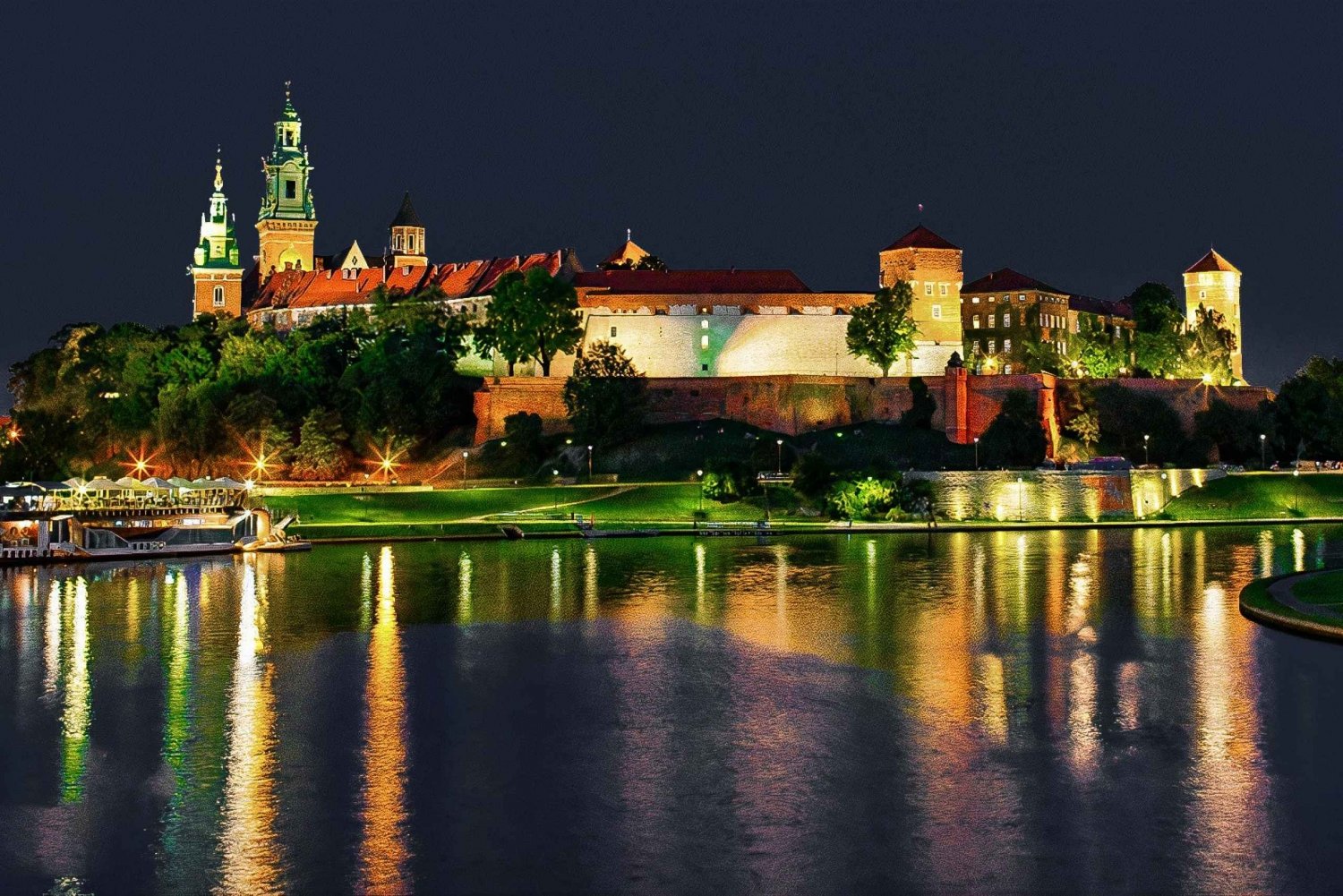 Krakow: Sightseeing om kvelden