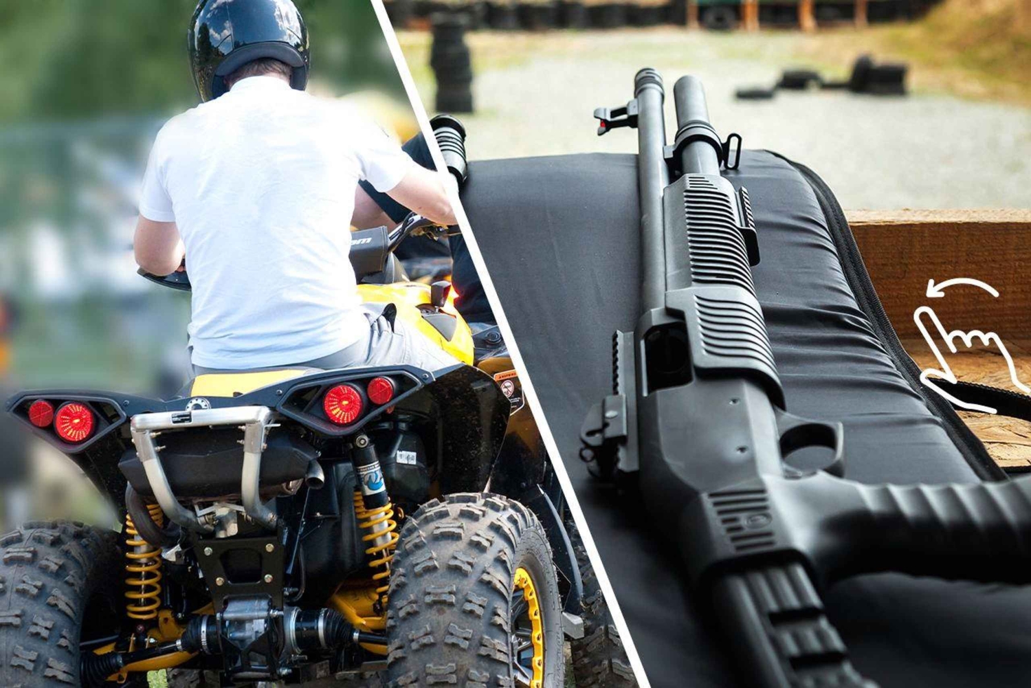 Krakau: extreem quad- en schietavontuur met ophaalservice bij je hotel