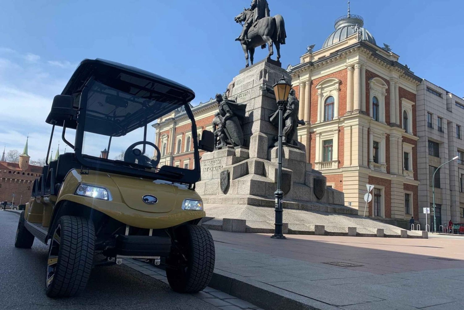 Cracovia: Tour panoramico della città in golf cart nel quartiere della Città Vecchia