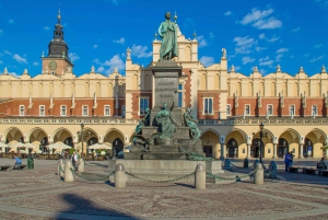Cracovie : Visite guidée de la ville en scooter avec dégustation de mets