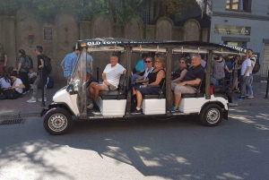 Cracovie : visite guidée de la ville en voiturette de golf avec prise en charge à l'hôtel