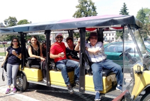 Krakow: Guidet byrundvisning i golfbuggy med afhentning på hotel