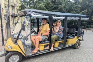 Krakow: Guidet byrundvisning i golfbuggy med afhentning på hotel
