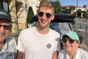 Krakow: Guidet byrundvisning i golfbuggy med afhentning på hotel