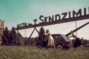 Visita a Cracóvia em carro clássico com sessão fotográfica profissional