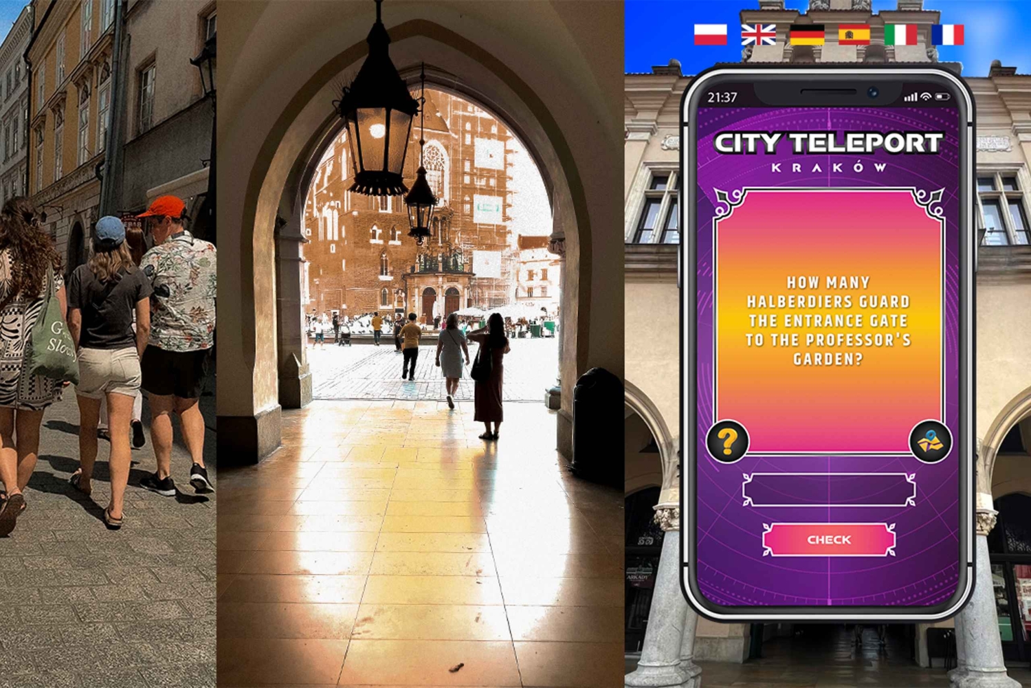 Cracovie : jeu interactif de visite de la ville