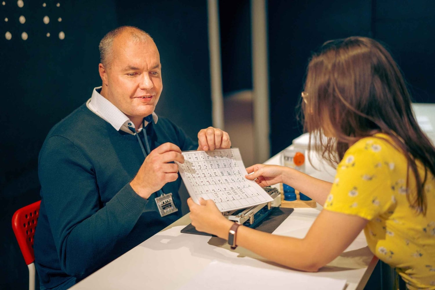 Cracovie : exposition « Into the Darkness » avec un guide aveugle