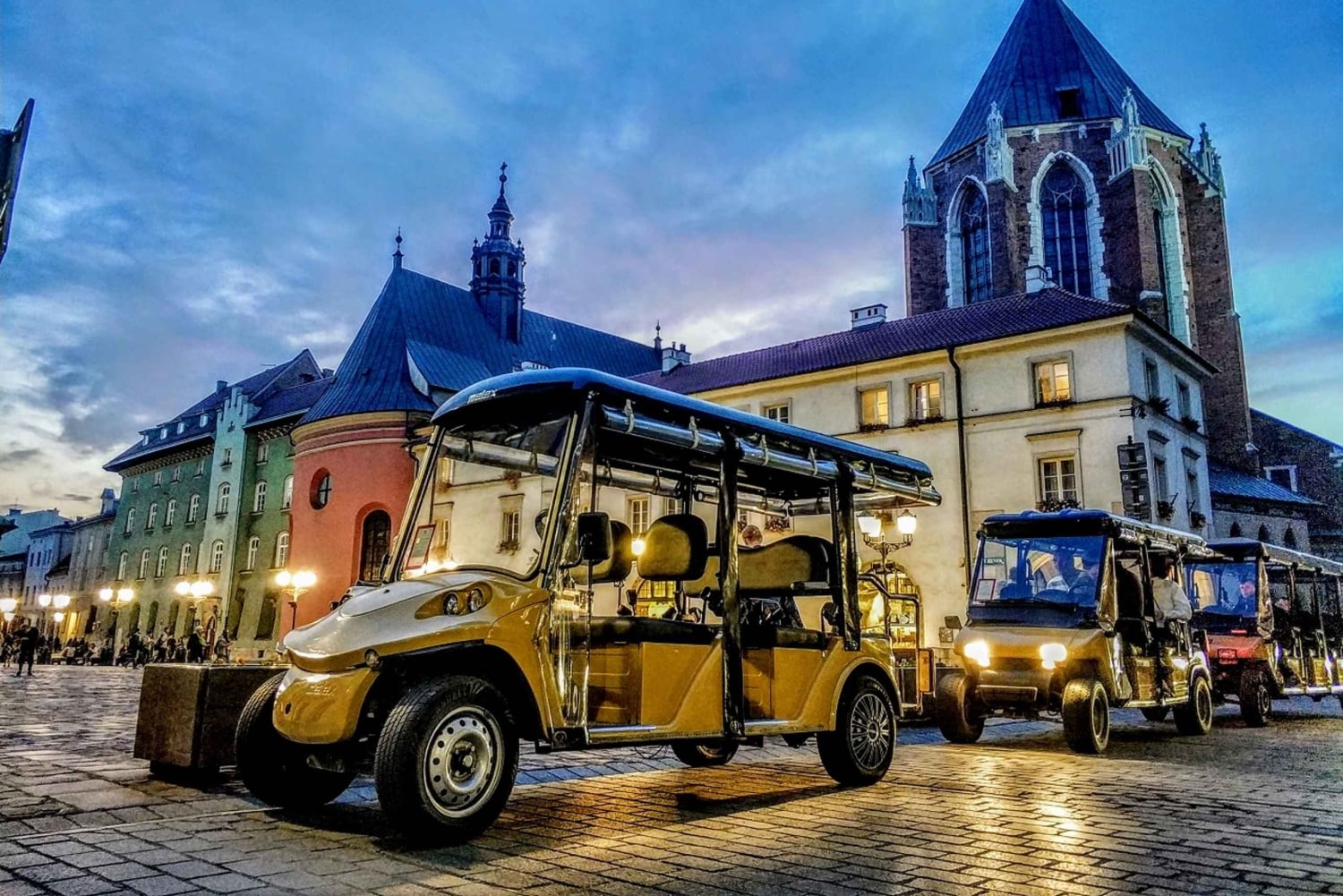 Krakow: Guidet sightseeingtur med golfbil i det jødiske kvarteret og gettoen