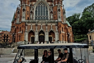Cracovie : visite guidée du quartier juif en voiturette de golf électrique