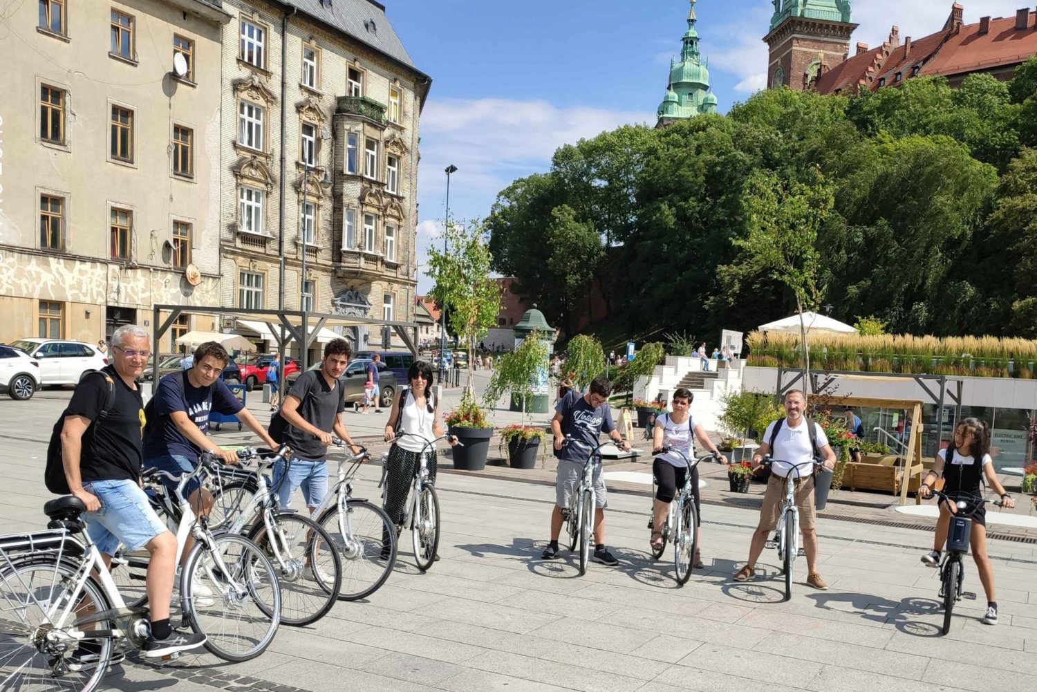 Cracóvia: Tour multilíngue em bicicletas elétricas