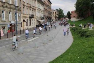Cracovie : Visite multilingue en vélos électriques