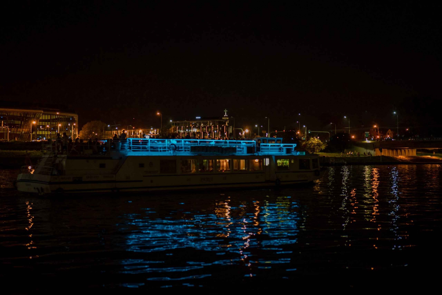 Kraków: Nighttime Historic Sightseeing River Cruise