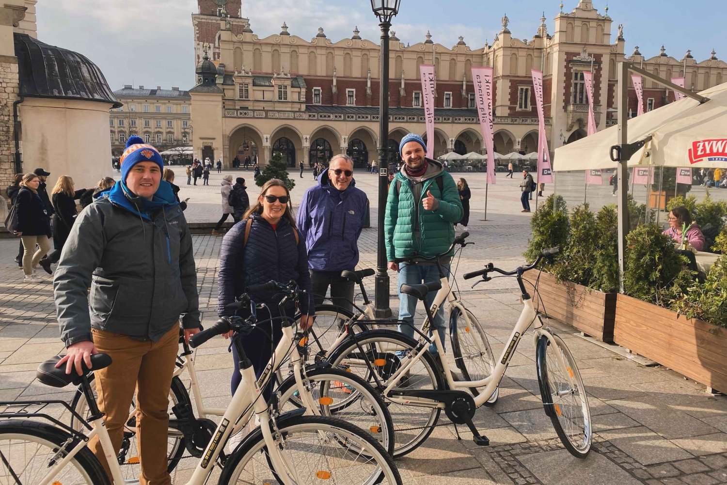 Krakow: Old Town and Kazimierz Guided Bike Tour