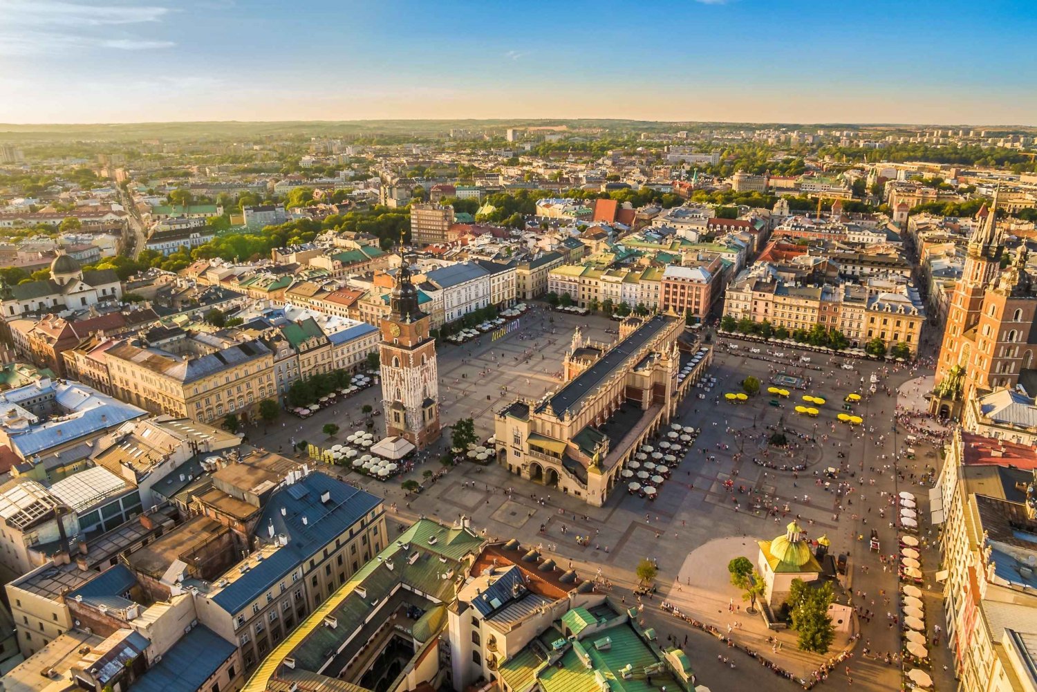 Cracovia: Visita guiada a pie por el casco antiguo con auriculares