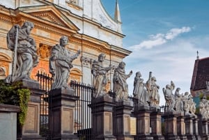 Cracovia: tour a piedi con audioguida della città vecchia con cuffia