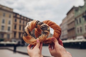 Cracovia: tour a piedi con audioguida della città vecchia con cuffia
