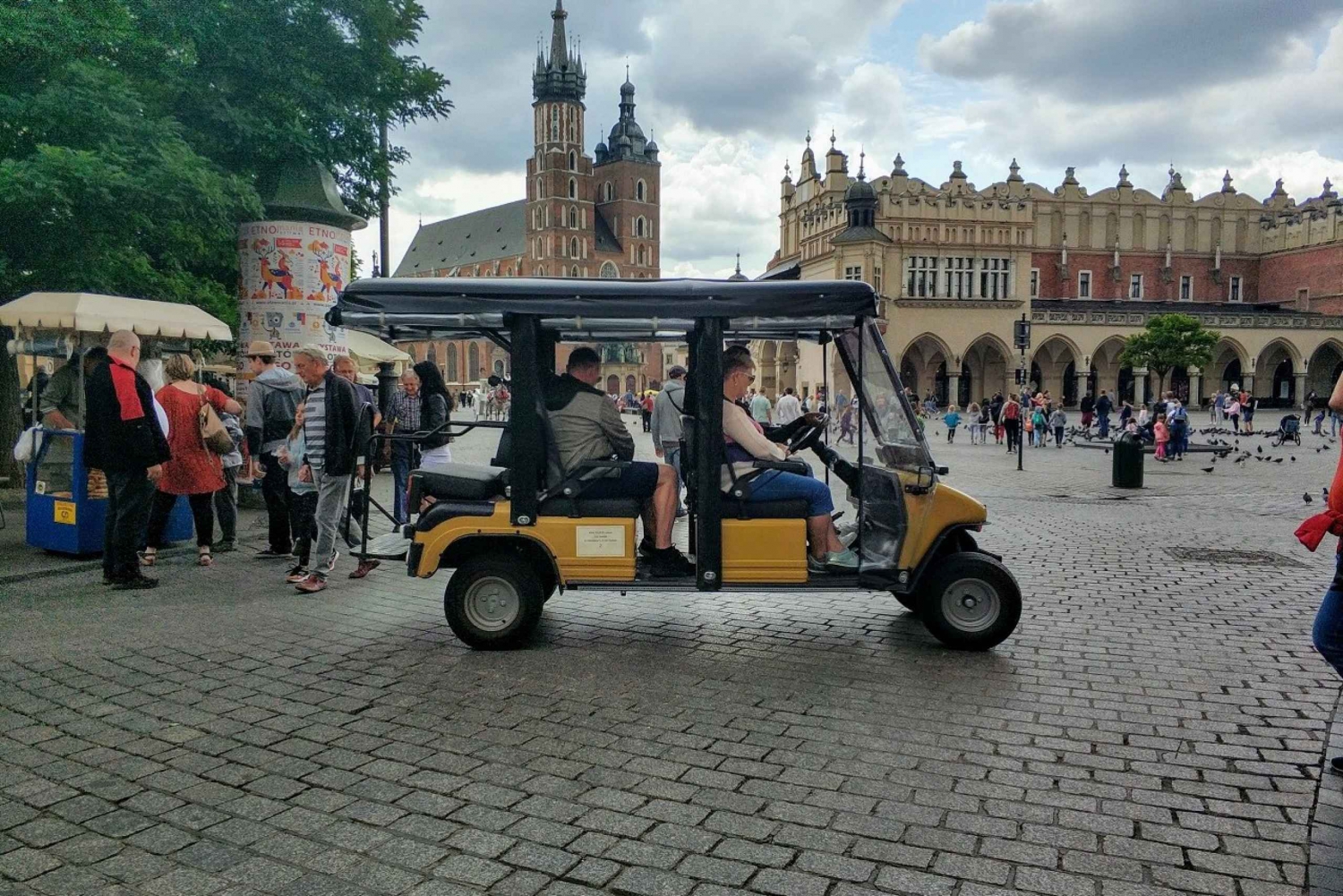 Krakow: Old Town Golf Cart Tour and Vistula Cruise