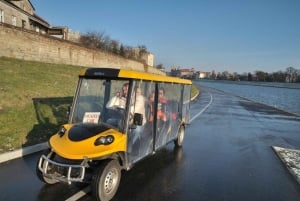 Cracóvia: Cidade Velha, Kazimierz e Gueto em um carrinho de golfe elétrico