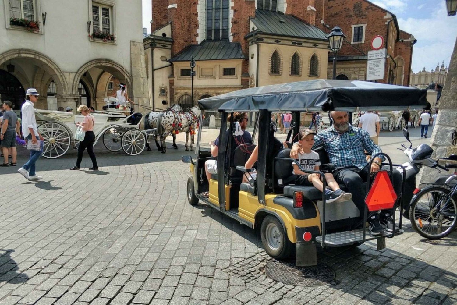 Krakow: Sightseeingtur i den gamle bydel med elektrisk golfvogn