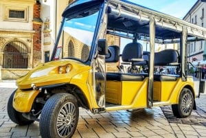 Krakow: Tur i Gamla stan med elektrisk golfbil