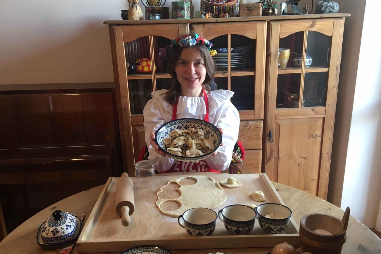 Krakau: Pierogi Home Cooking Class