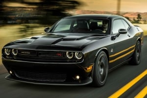 Krakow: Private Airport Transfer by 500 HP Dodge Challenger