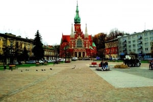 Cracovia: Tour privato della città con auto elettrica e audioguida