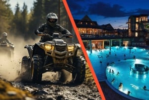 Cracovia: Giro in quad con piscine termali e servizio di prelievo in hotel