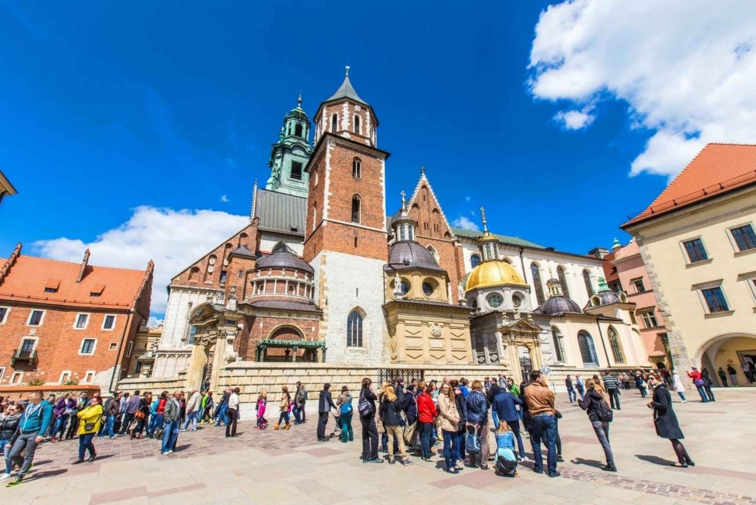Cracovie : Cathédrale royale, église de Marie et métro Rynek