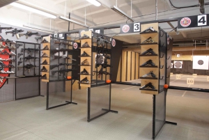 Campo de tiro em Cracóvia com instrutor