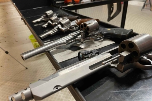 Campo de tiro em Cracóvia com instrutor