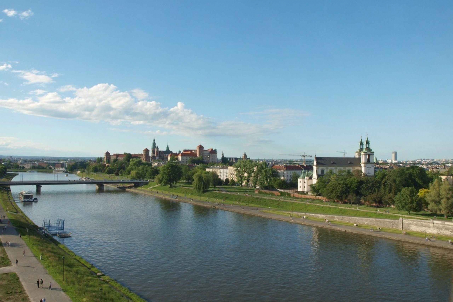 Krakow: Kort cruise og guidet tur til Schindlers fabrikk