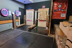 Kraków: Shurikens, Kunais, knive, tomahawks, økser, skydning