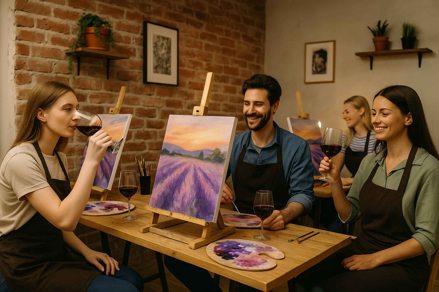 Cracovia: laboratorio di pittura e drink