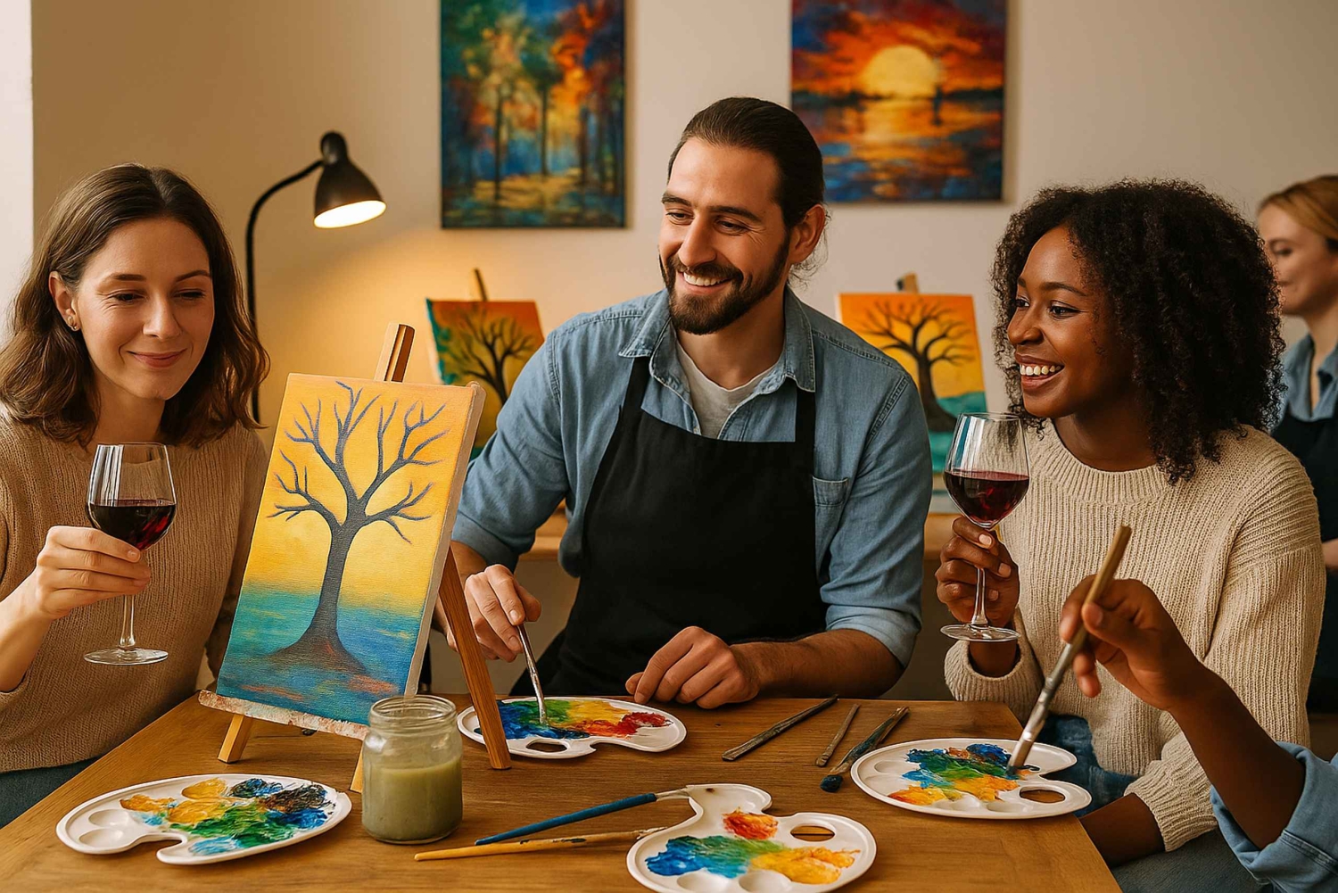 Cracovia: laboratorio di pittura e drink