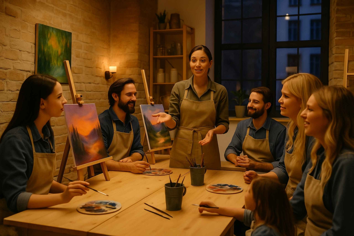 Cracovia: laboratorio di pittura e drink