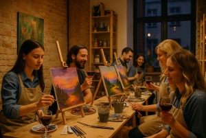 Cracovia: laboratorio di pittura e drink
