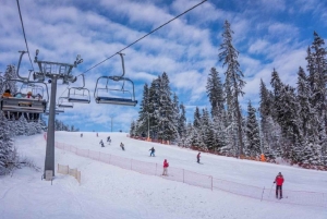 Cracovie : Ski dans les Tatras Kotelnica avec bains thermaux en option