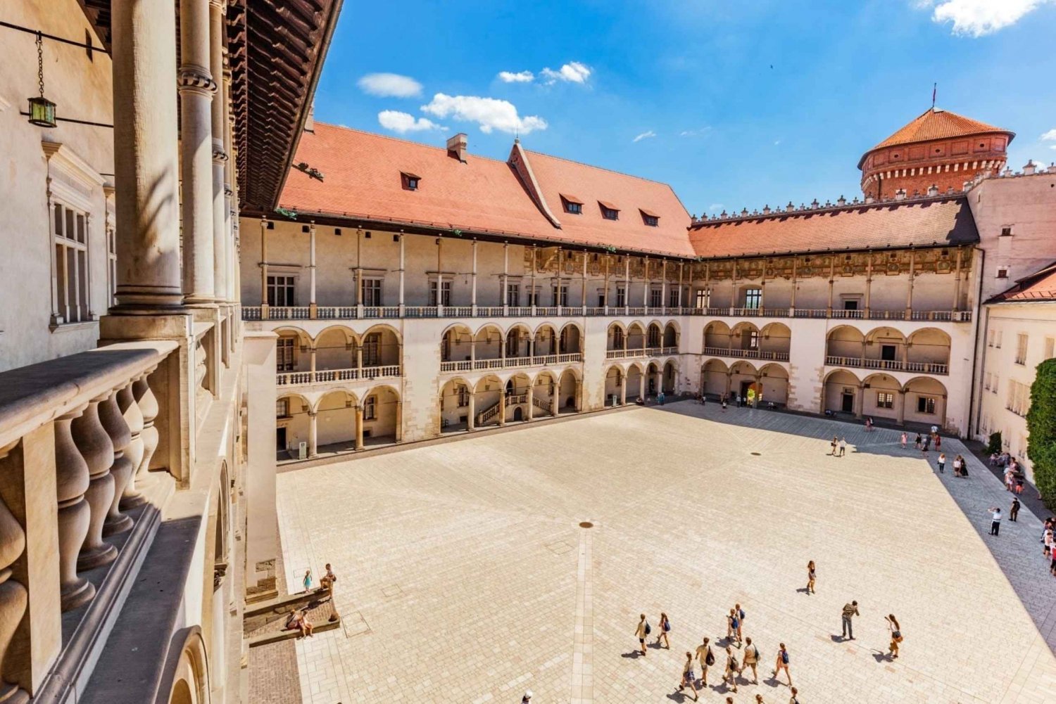 Cracovia: tour guidato del castello di Wawel e della collina con ingresso prioritario