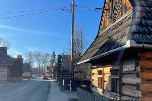 Cracovia: Tour di un giorno in motoslitta e bagni termali di Zakopane