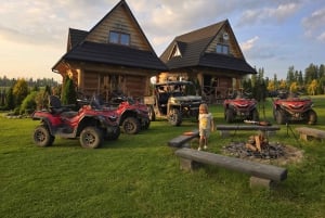 Krakau: Ganztagestour Schneemobil & Thermalbäder Zakopane