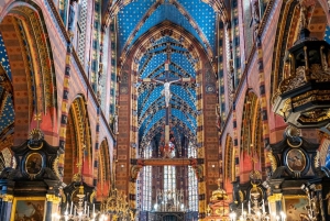 Kraków: Kościół Mariacki i zwiedzanie Muzeum Rynek Podziemny