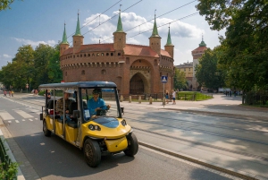 Cracóvia: City Sightseeing Tour em um carrinho de golfe elétrico