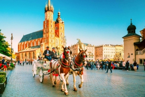 Cracovie : Visite touristique de la ville en voiturette de golf électrique